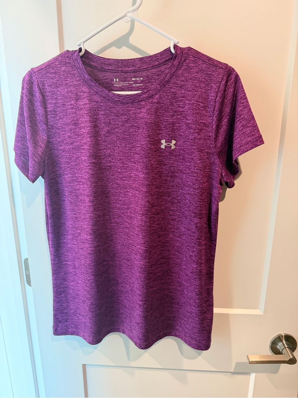 Under Armour Women’s Heather Purple Performance Short Sleeve Tee